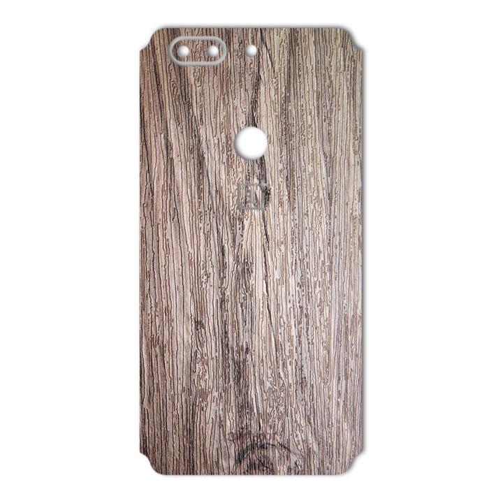 برچسب تزئینی ماهوت مدل Walnut Texture مناسب برای گوشی  OnePlus 5T MAHOOT Walnut Texture Sticker for OnePlus 5T